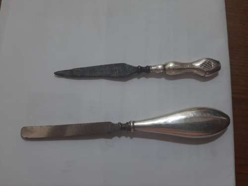 sterling silver handled hallmark manicure items