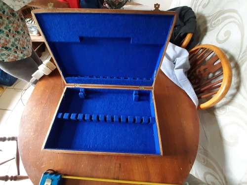 wooden cutlery box