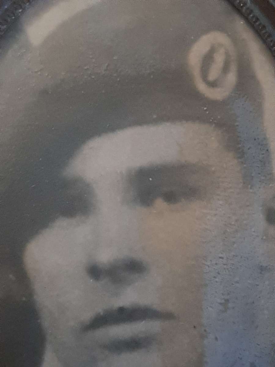 WWI (Unknown South African Soldier)  picture in frame