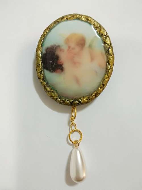 Handmade vintage style brooch/Beautiful elegant brooch/Fashion brooch/Special/Unique brooch