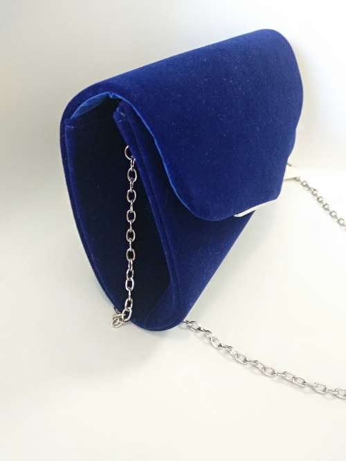 Dark blue suede handbag/Beautiful elegant handbag/Stylish fashion handbag/Handbag/Ladies handbag