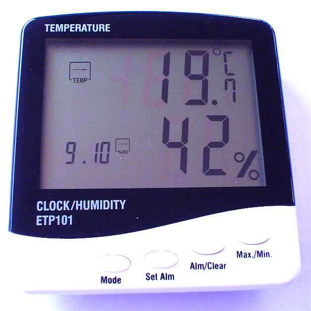 ETP101 Digital Temperature and Hydrometer Sensor Weather Station