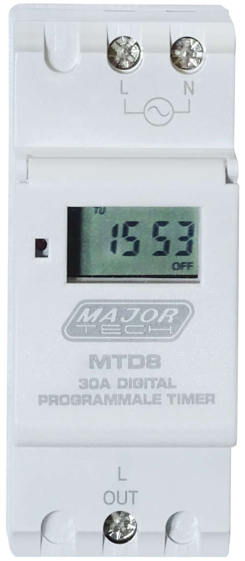 Major Tech Digital Programmable Timer (MTD8)