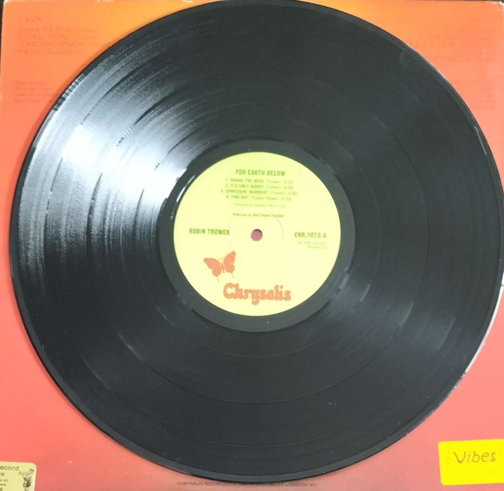 Robin Trower - For earth below (Vintage Vinyl / LP / Record)