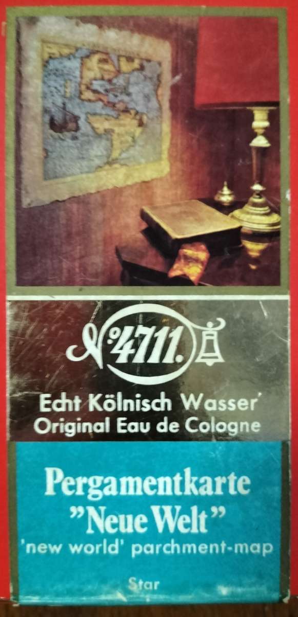 Vintage 4711 perfume and soap in original box