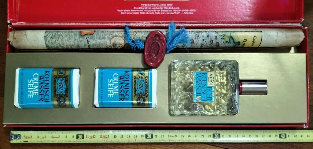 Vintage 4711 perfume and soap in original box