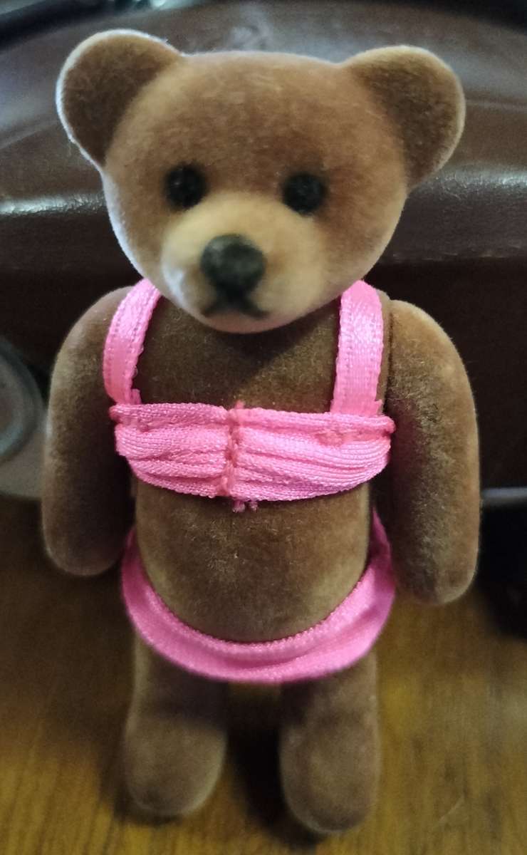 Vintage McDonalds 1999 bear with label - Beach Girl - Brandy