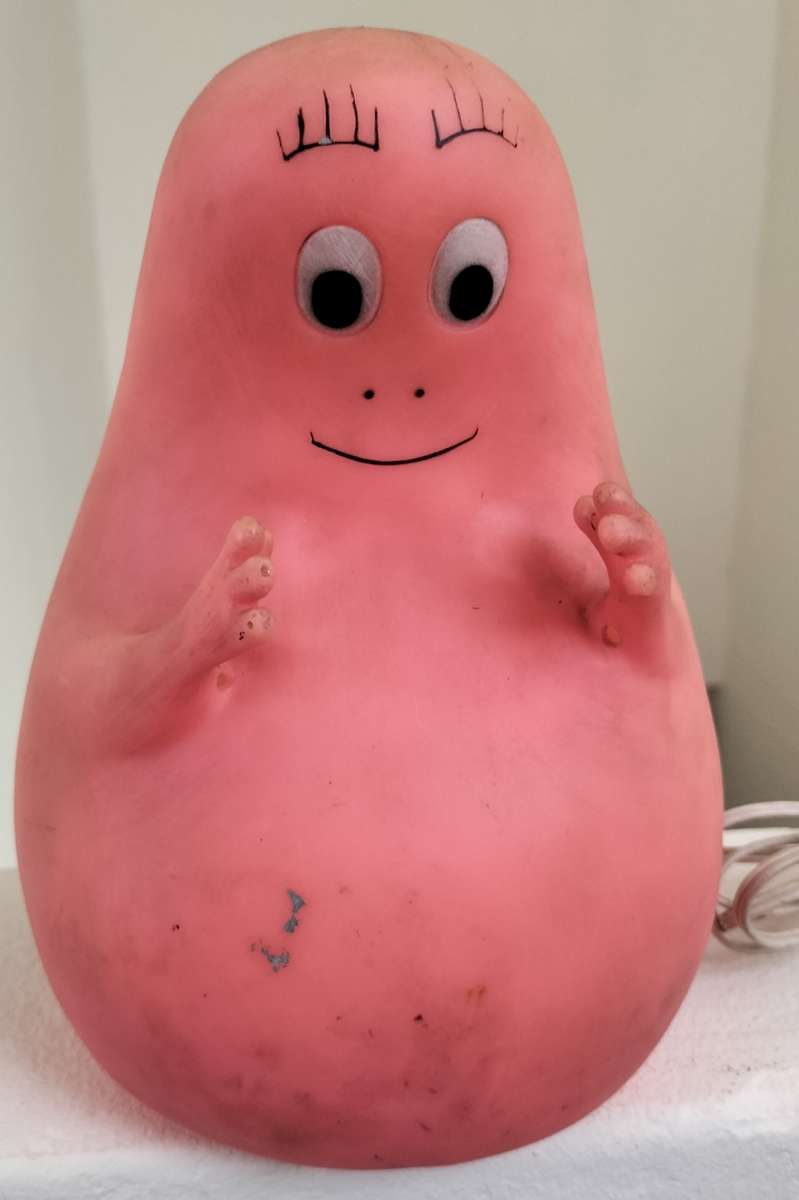 Vintage kid`s bedside lamp - working