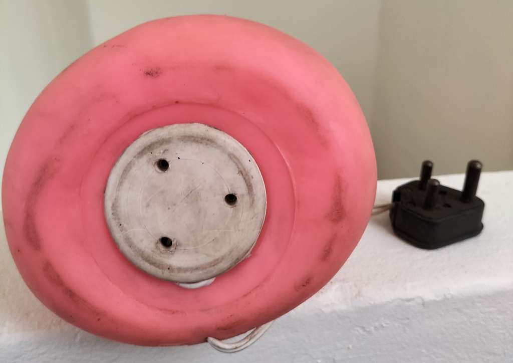 Vintage kid`s bedside lamp - working