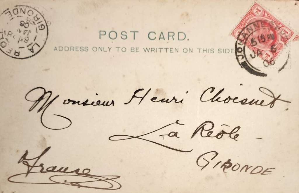 Vintage Post Card - South Africa - Grahamstown Market