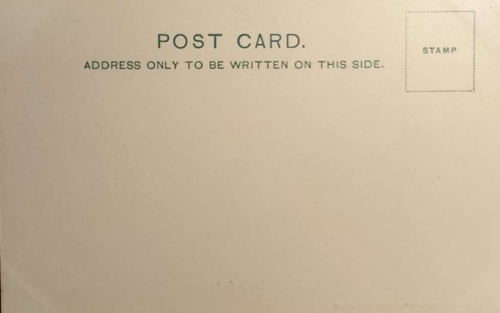 Vintage Post Card - South Africa - Grahamstown Railway station