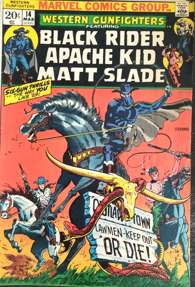 Vintage Marvel Comic - Western Gunfighters
