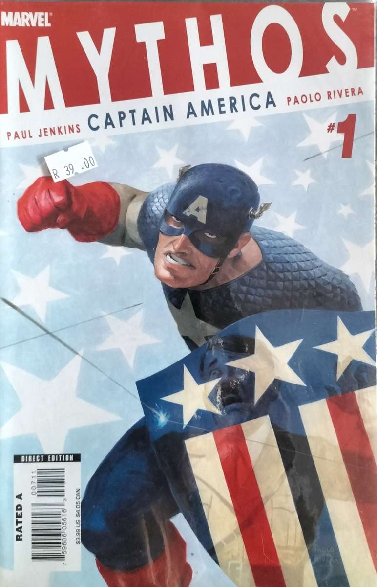 Vintage Marvel Comic - Mythos - Captain America #1