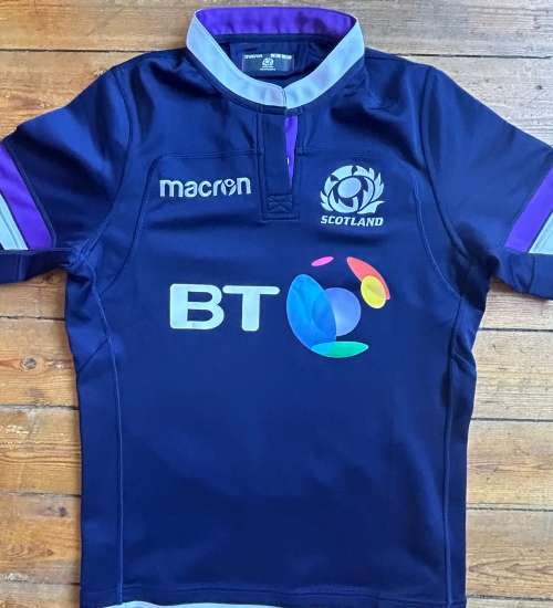 Scotland player issue rugby jersey