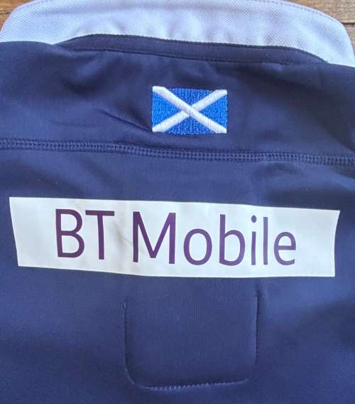 Scotland player issue rugby jersey
