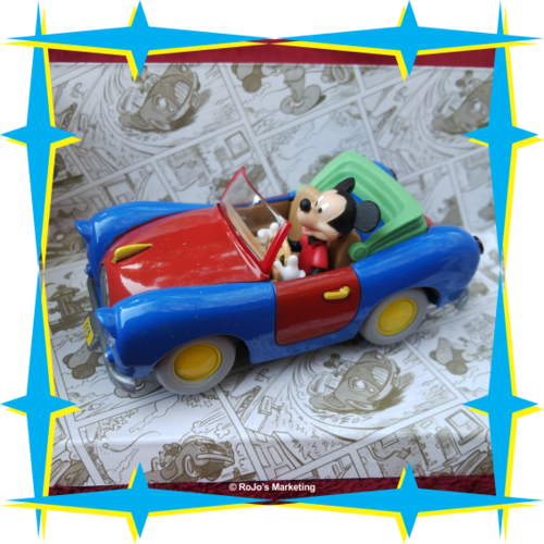ULTRA HIGHLY COLLECTIBLE AND NEVER TO BE REPEATED: DISNEY "Motorama" MICKEY MOUSE (1:43) CAR