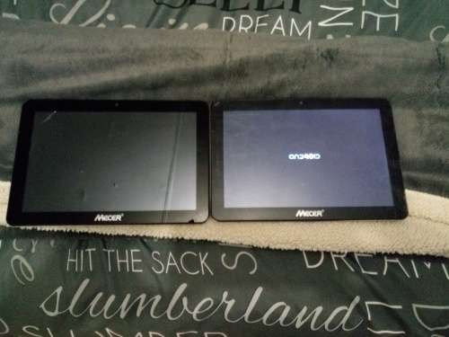 2x Second Mecer Android 10.1" 8GB WiFi Tablets - Black