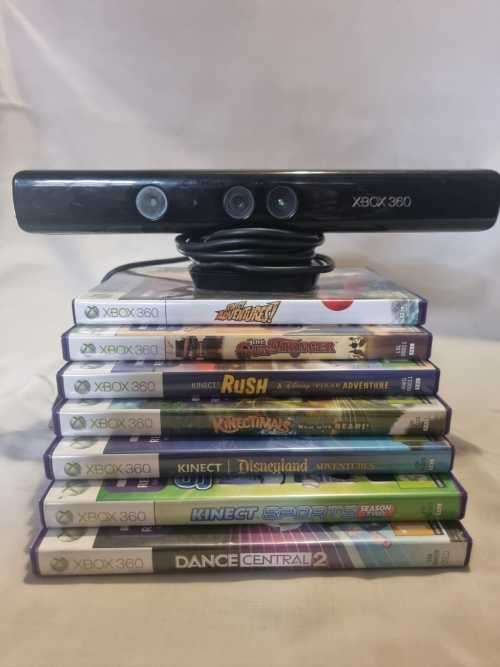 Secondhand Xbox 360 with Remote, Games & Accessories