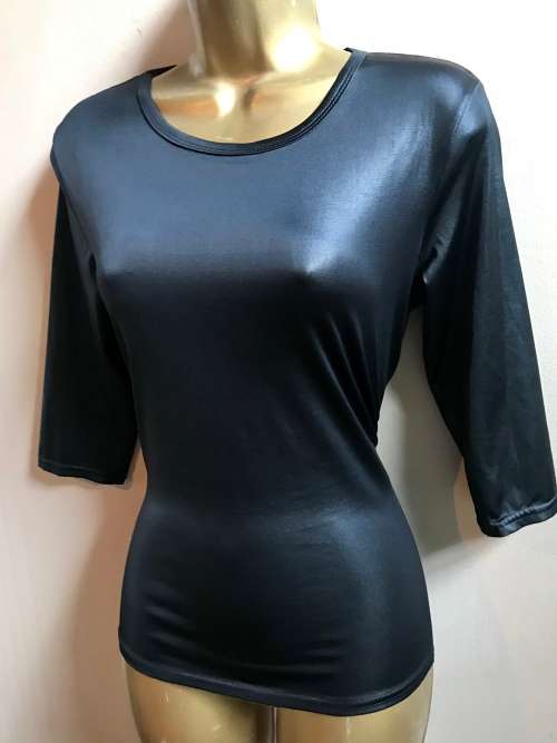 Size 12 - 14 (36 - 38) New black fetish top shirt.
