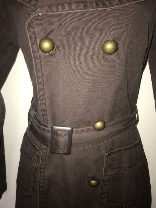 Size 10/34 ladies choc coat.