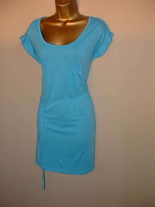 12 / 36 New blue belted summer dress or TOP over costume