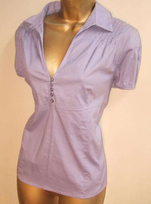 Size 36 Lavender ladies shirt dressy office wear - NEW!