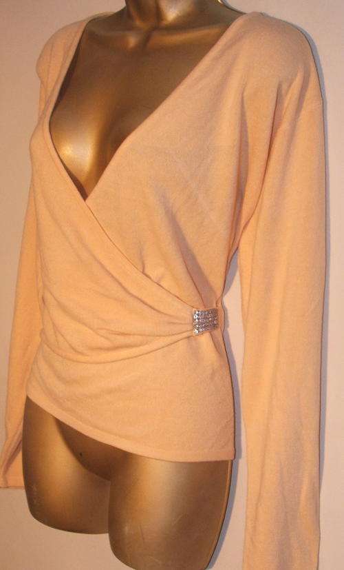 Size 12 14 36 38 Cashmerelon "diamond" womans wrap jersey new - Hot! - Lots of colours {{look}}