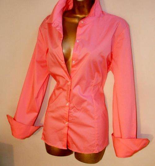 12 / 36 New ladies rich pink smart shirt {{{please look big sale in my store}}}
