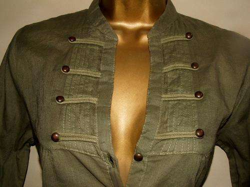 34, 36, 38, 40 / 10, 12 , 14, 16 - New khaki military ladies shirts - Hot - Limited stock .