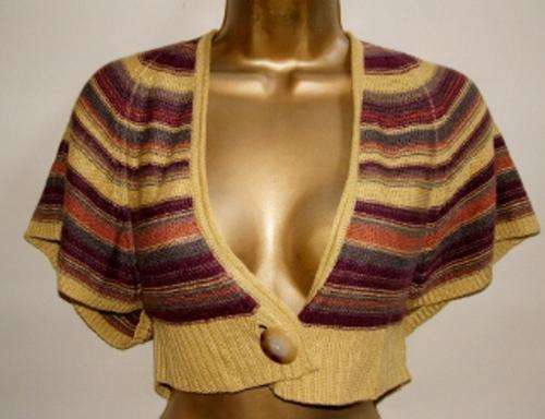 10 / 34 Principles uk brand - stripe shrug jersey knitwear.