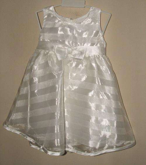 6 -12 months and 12 - 18 months.Christening wedding or party crisp satin DRESS