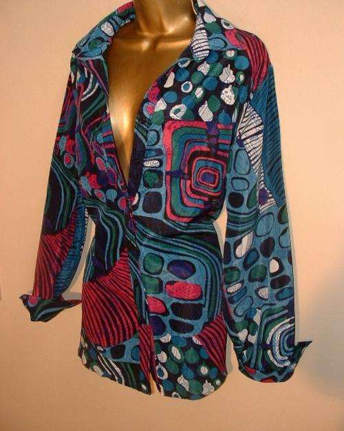 16 / 40 brand new silky feel vibrant shirt - wholesale PLUS SIZE