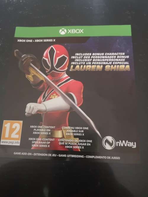 Power Rangers Xbox key