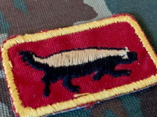 Original SWATF Ratel Instructor Tracker badge. Very rare. CRAZY START.