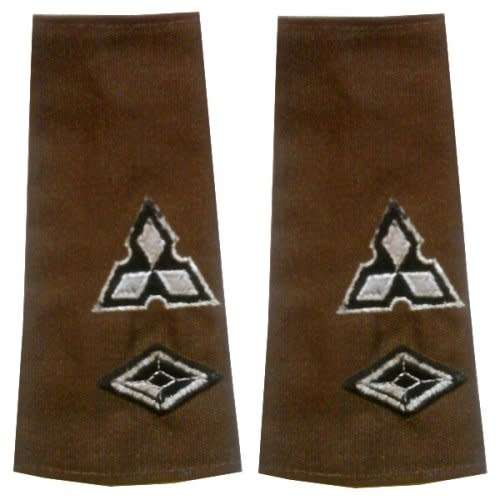 S.W.A.T.F COMMANDANT SLIP-ON RANK INSIGNIA - PAIR.