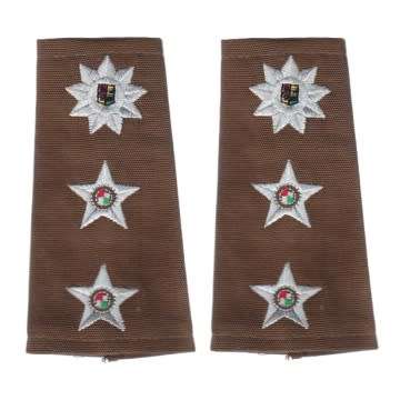 S.A.D.F COLONEL'S SLIP-ON RANK INSIGNIA - PAIR.