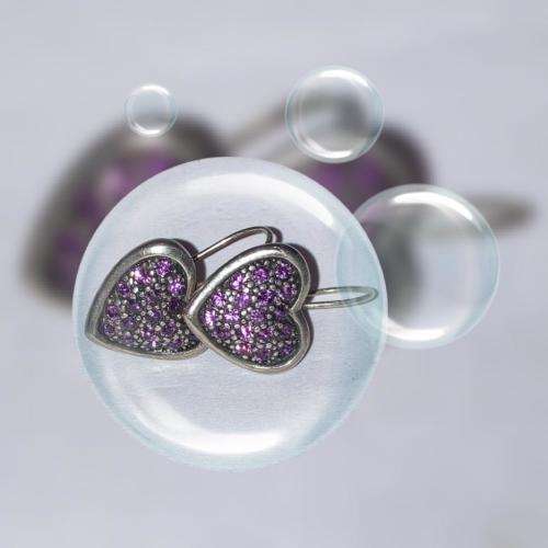 STUNNING MIGLIO HEART EARRINGS