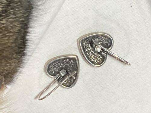 STUNNING MIGLIO HEART EARRINGS