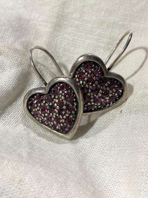 STUNNING MIGLIO HEART EARRINGS