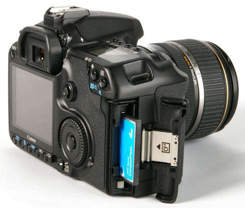 CANON EOS 40D CAMERA WITH TWO LENSES AND A BAG