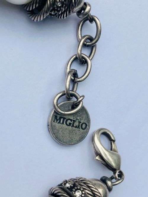 STUNNING MIGLIO PEARL AND SWAROVSKI BRACELET.
