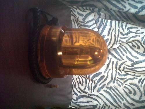 revolving warning light