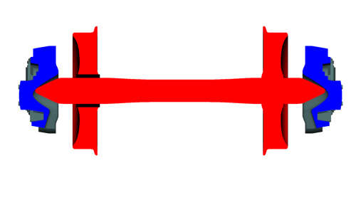 SAR HO Scale White Metal 12mm 8581 Bogies (Pair) made by Scalecraft