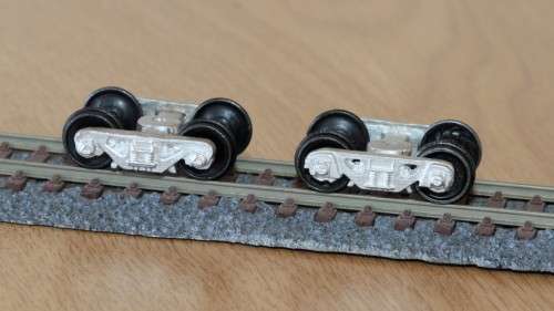 SAR HO Scale White Metal 12mm 8581 Bogies (Pair) made by Scalecraft