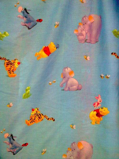 Blue Pooh & Friends Duvet / Comforter - matching curtains available