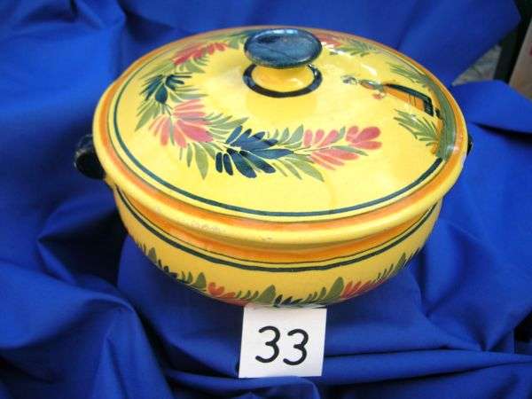 "HenRiot Quimper France" Casoulette terrine