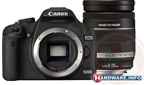 CANON 500d with 18-200 tamron Lens