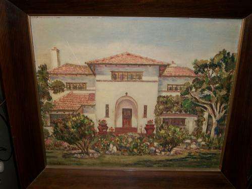 TAMARA KAPLIN. OIL ON BOARD. SOLID WOOD FRAME