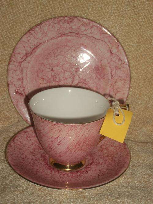 02/PORCELAIN TRIO, ROYAL ALBERT, GOSSAMER