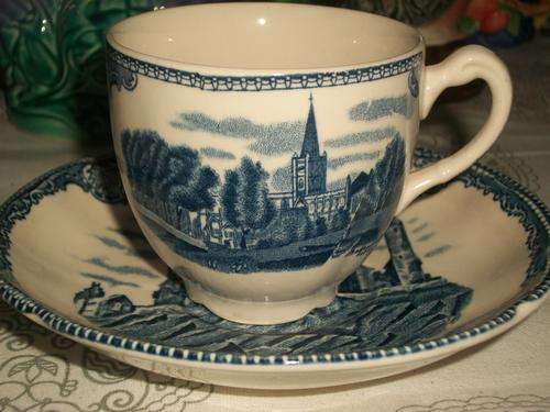 PORCELAIN DIO, IRONSTONE HAND ENGRAVED, JOHNSON BROS